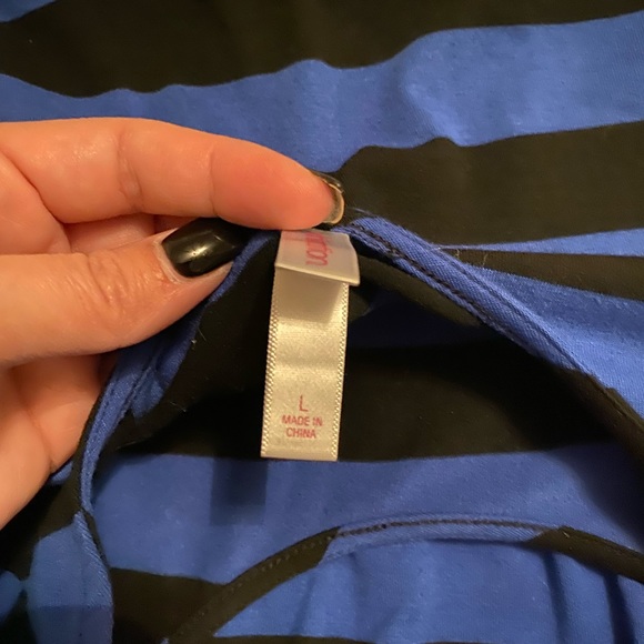 Blue & Black Dress - Picture 2 of 2